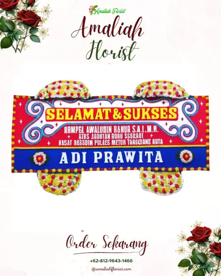 Papan Bunga Ucapan Selamat Bumi Arum